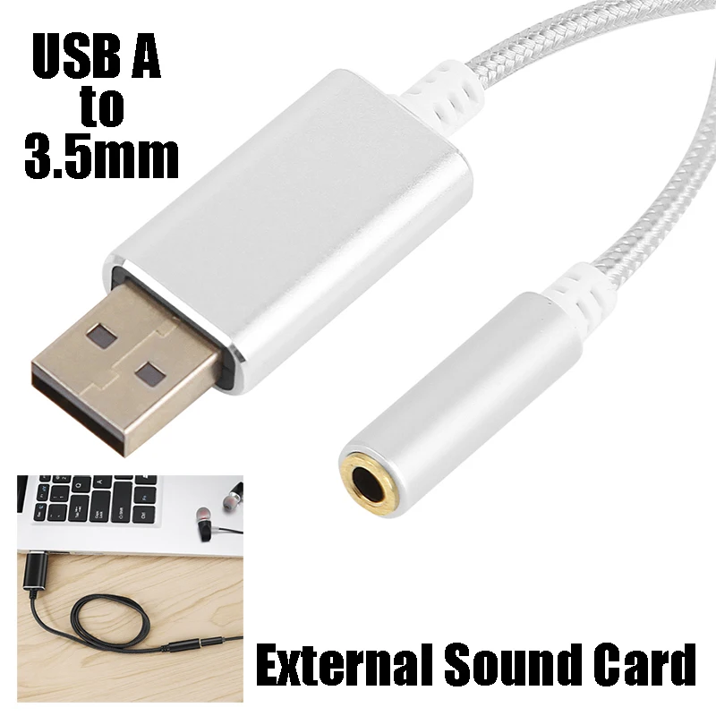External Sound Card USB A To 3.5mm for Computer Laptop PS4 Headset USB Audio Interface External 3.5mm Microphone Audio Adapter
External Sound Card USB A To 3.5mm for Computer Laptop PS4 Headset USB Audio Interface External 3.5mm Microphone Audio Adapter
