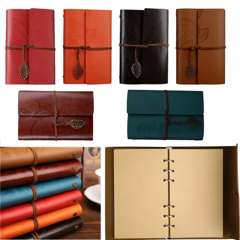 Retro Book PU Leather Leaves Notebook Vintage Classic Sketch Books Journal Travel Lesf Book Portable Sketchbook Refillable
Retro Book PU Leather Leaves Notebook Vintage Classic Sketch Books Journal Travel Lesf Book Portable Sketchbook Refillable