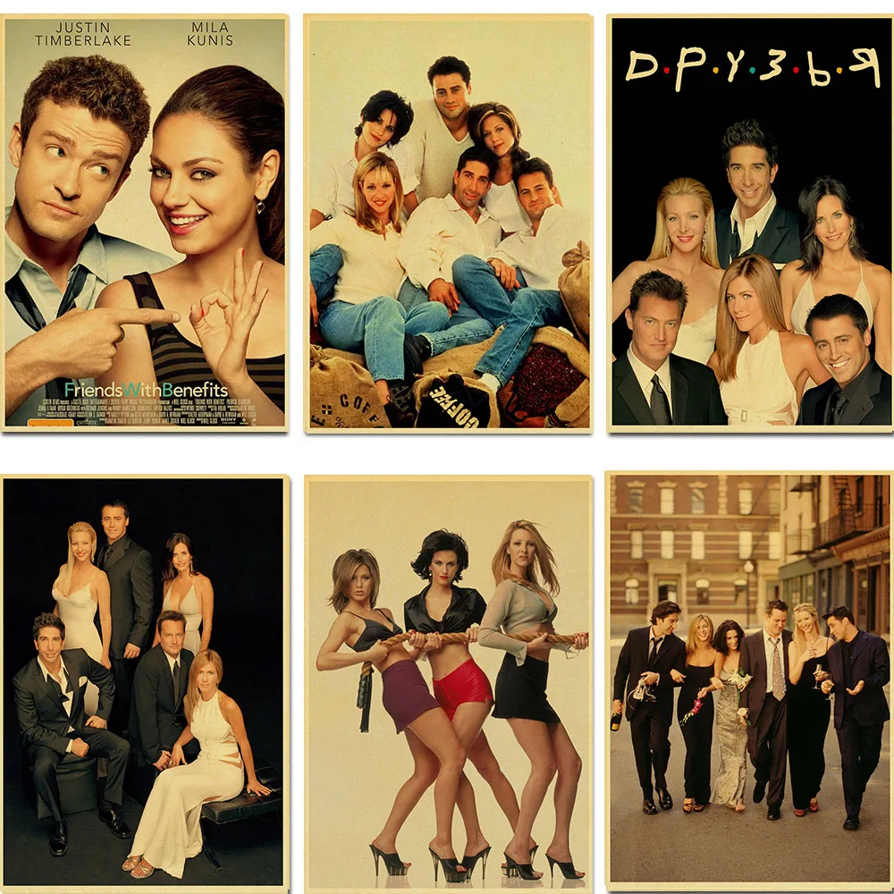 Американский ТВ sitcom ретро постер друзья Кафе Декор/детский домашний декор/бар