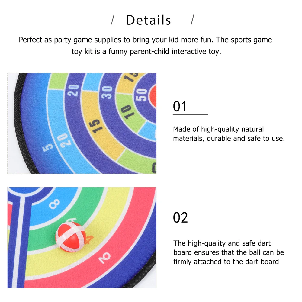 2 Sets Dart Board Sticky Toys Indoor and Outdoor Sports Games for Kids
2 Sets Dart Board Sticky Toys Indoor and Outdoor Sports Games for Kids