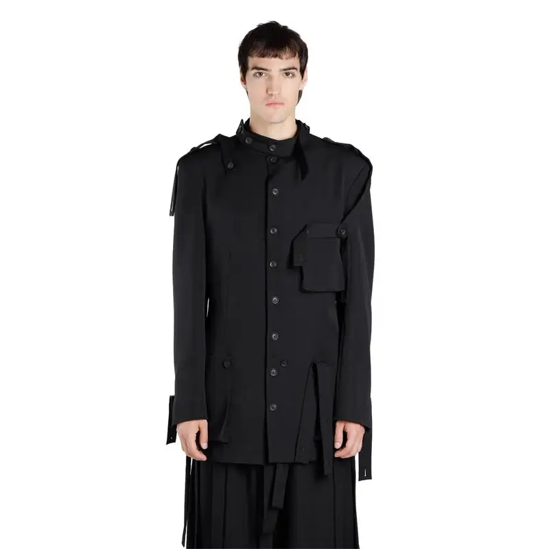 Customized S~6XL New Independent design stage show style ribbon jacket men's and women's casual suit coat
Customized S~6XL New Independent design stage show style ribbon jacket men's and women's casual suit coat