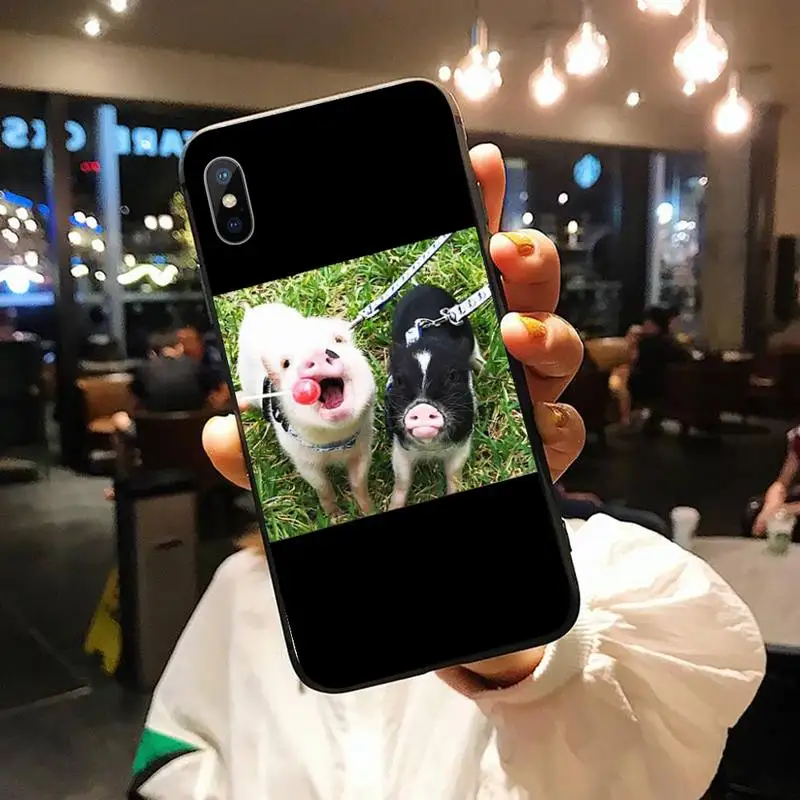 Cute Kawaii Pet Pig Pink animal Phone Case for iPhone 11 12 pro XS MAX 8 7 6 6S Plus X 5S SE 2020 XR
Cute Kawaii Pet Pig Pink animal Phone Case for iPhone 11 12 pro XS MAX 8 7 6 6S Plus X 5S SE 2020 XR