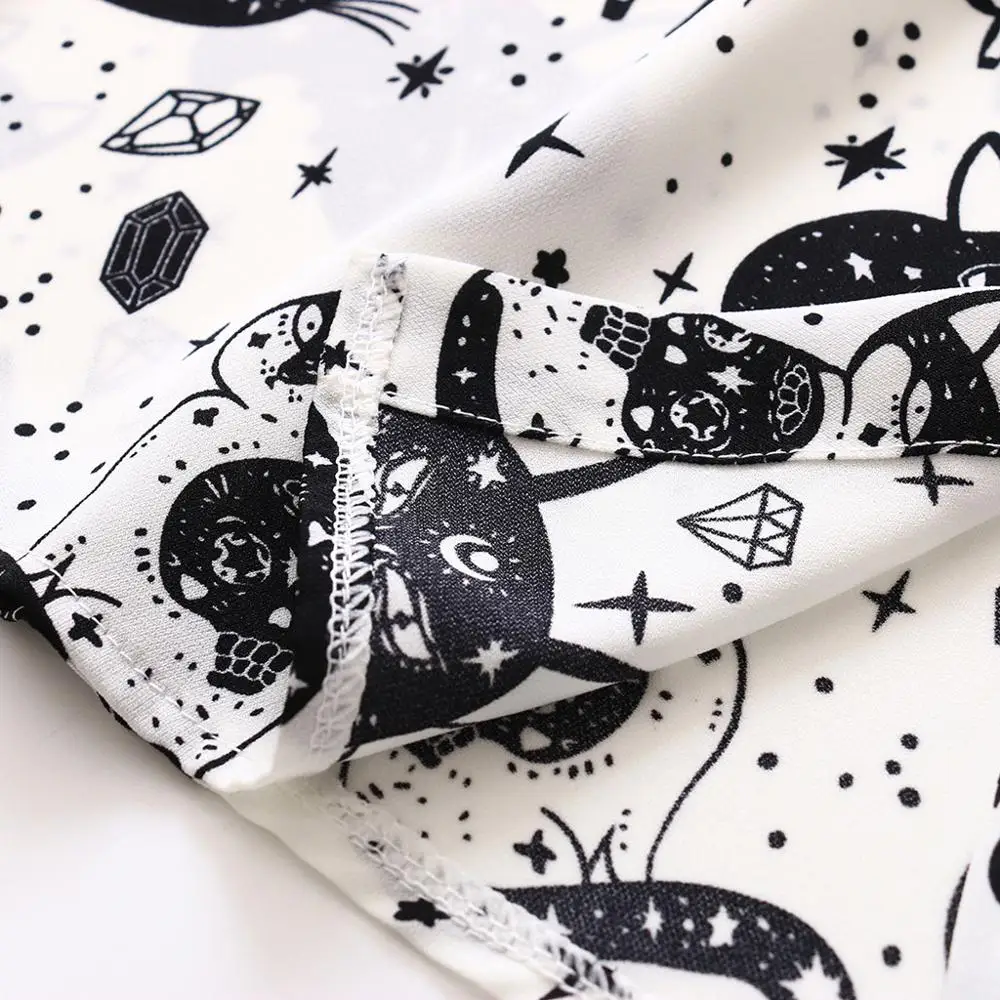 Cat Print Chiffon Blouse Women Office Chiffon Shirt Turn-down Collar Long Sleeve Casual Chiffon Tops f2
Cat Print Chiffon Blouse Women Office Chiffon Shirt Turn-down Collar Long Sleeve Casual Chiffon Tops f2