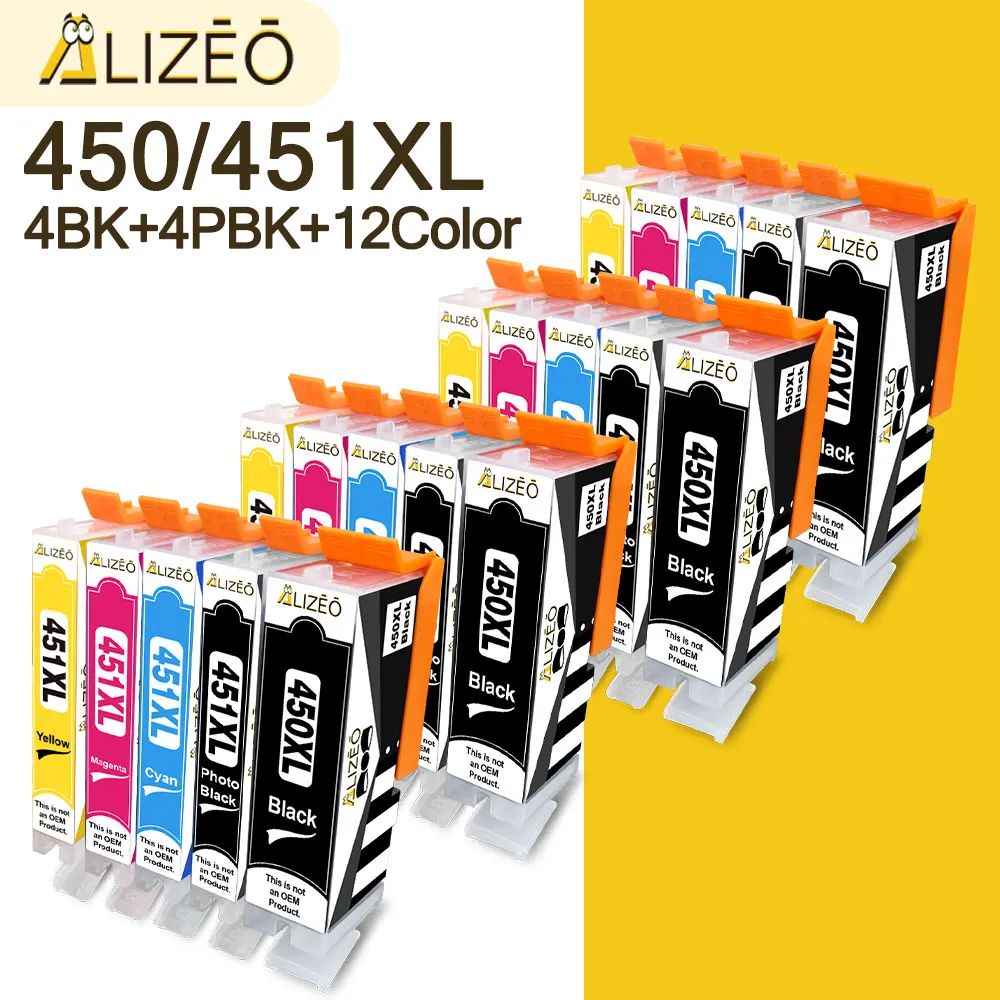 PGI-450 PGI 450 CLI 451 PGI 450 XL CLI 451 XL Compatible Ink Cartridge For Canon PIXMA MG5420 MG5422 MG5440 MG5540 MG5640 MG6320
PGI-450 PGI 450 CLI 451 PGI 450 XL CLI 451 XL Compatible Ink Cartridge For Canon PIXMA MG5420 MG5422 MG5440 MG5540 MG5640 MG6320