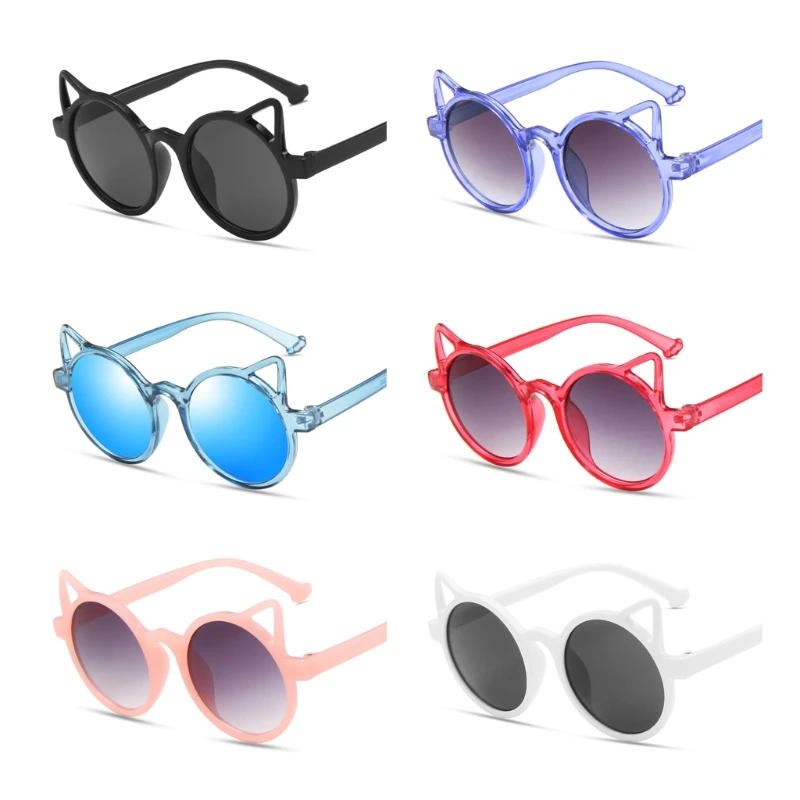 Children's Cartoon Sunglasses Fashionable Personality Cute Mulitple-Colors Cat Ears UV Protection Eyewear High-Quality
Children's Cartoon Sunglasses Fashionable Personality Cute Mulitple-Colors Cat Ears UV Protection Eyewear High-Quality
