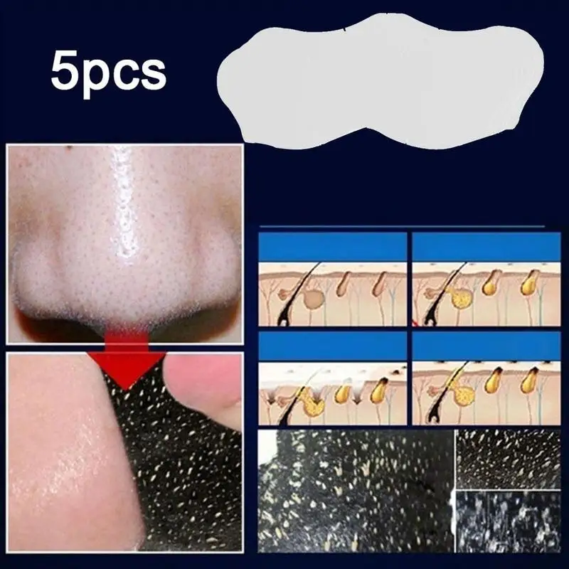 5 pcs Bamboo Charcoal Blackhead Remover Nose Mask Deep Cleaning Nose Treatment Mask Clean Shrink Pores Face Care
5 pcs Bamboo Charcoal Blackhead Remover Nose Mask Deep Cleaning Nose Treatment Mask Clean Shrink Pores Face Care