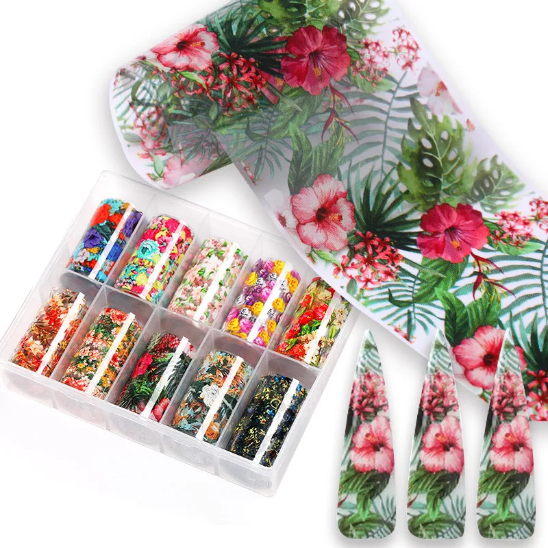 10Pcs/Lot Nail Sticker Flower Water Transfer Decal Watermark Colorful Beauty Christmas Nail Art Decoration for Manicure
10Pcs/Lot Nail Sticker Flower Water Transfer Decal Watermark Colorful Beauty Christmas Nail Art Decoration for Manicure