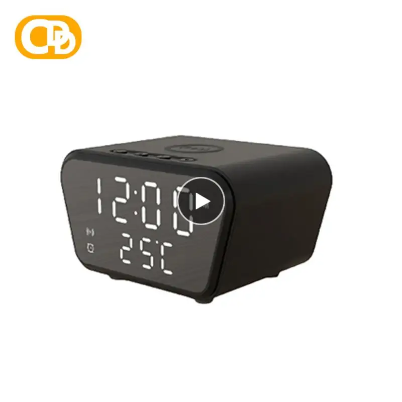 LED Electric Alarm Clock Digital Thermometer Clock HD Mirror Clock With Phone Wireless Charger And Date Hot
LED Electric Alarm Clock Digital Thermometer Clock HD Mirror Clock With Phone Wireless Charger And Date Hot