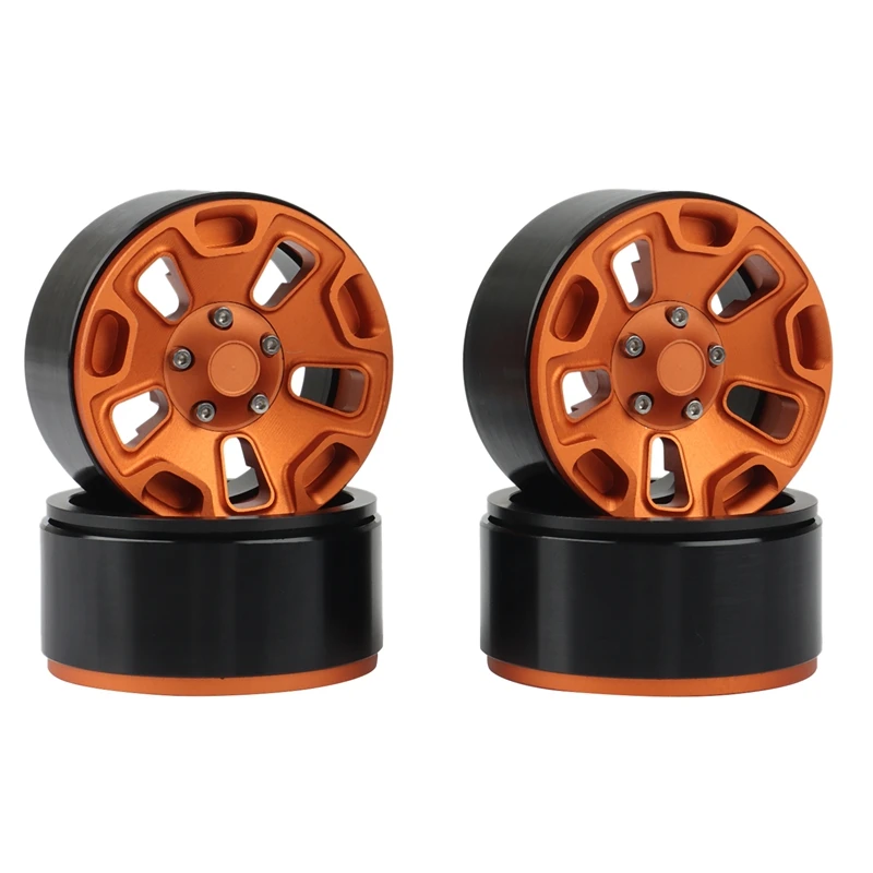 4PCS Metal 1.9 Beadlock Wheel Rims Hub for 1/10 RC Crawler Car Jeep Wrangler Axial SCX10 90046 Traxxas TRX4
4PCS Metal 1.9 Beadlock Wheel Rims Hub for 1/10 RC Crawler Car Jeep Wrangler Axial SCX10 90046 Traxxas TRX4