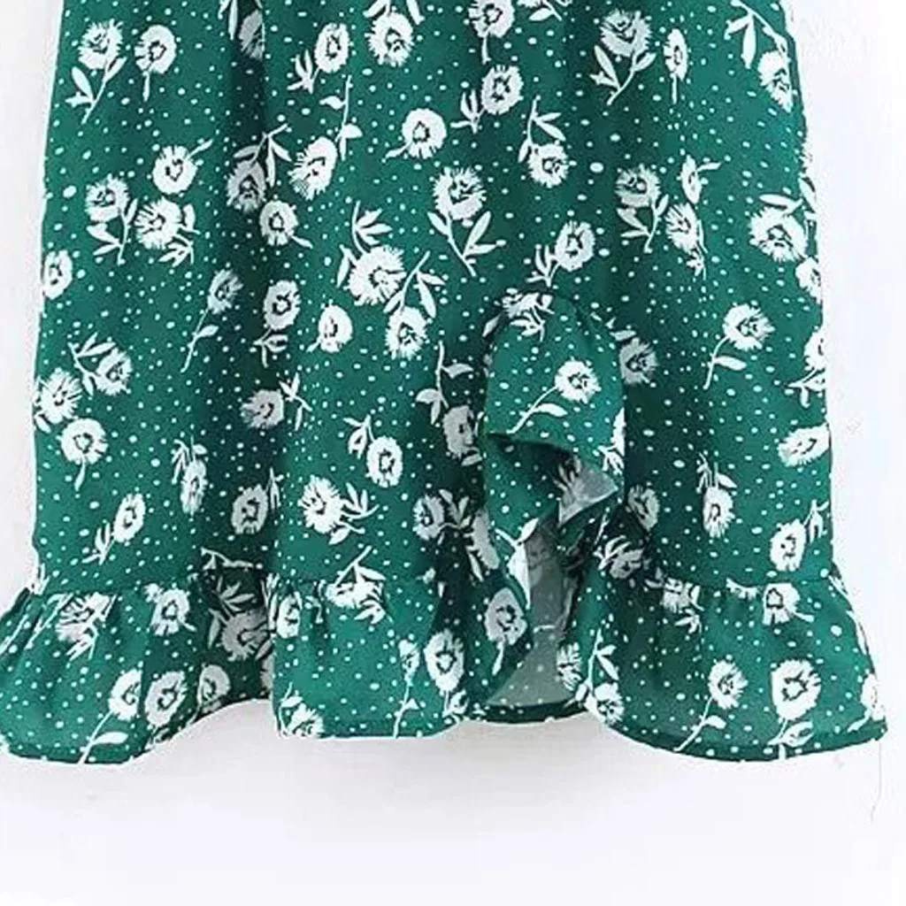 Sweet Skirts Women Fashion Floral Printing Ruffles Sandy Beach Asymmetrical Mini Skirt For Ladies Summer Casual Faldas Mujer
Sweet Skirts Women Fashion Floral Printing Ruffles Sandy Beach Asymmetrical Mini Skirt For Ladies Summer Casual Faldas Mujer