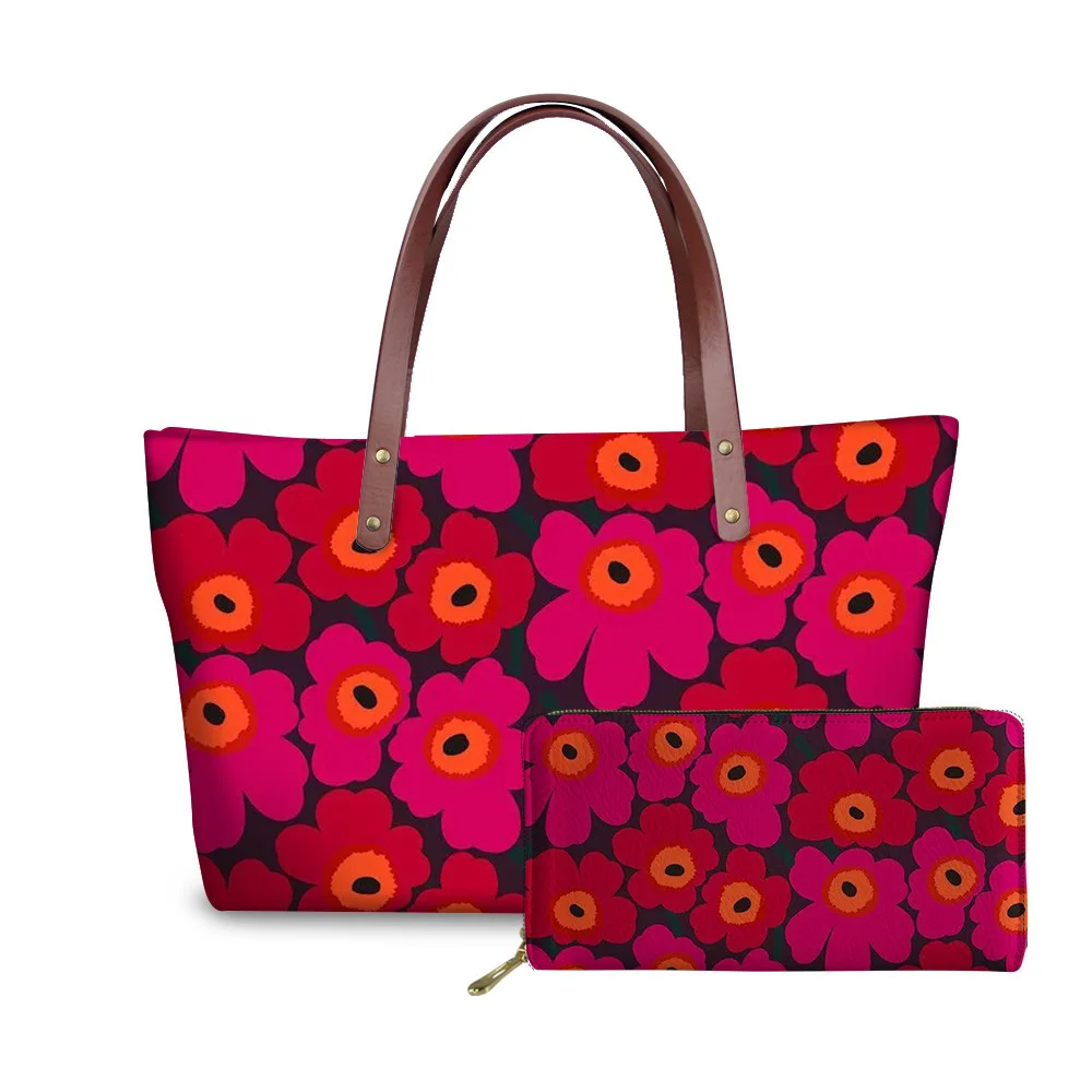 Ladies 2Pcs/set Tote Handbag Poppy Design Printed Shoulder Bags Luxury PU Leather Casual Party Beach Bags for Women
Ladies 2Pcs/set Tote Handbag Poppy Design Printed Shoulder Bags Luxury PU Leather Casual Party Beach Bags for Women