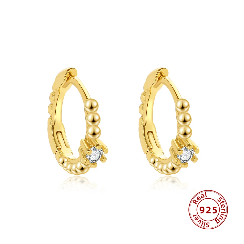 Женские серьги-кольца Huggies, маленькие круглые серьги из серебра 925 пробы с фианитами, 13 мм, ювелирные украшения золотого цвета
Женские серьги-кольца Huggies, маленькие круглые серьги из серебра 925 пробы с фианитами, 13 мм, ювелирные украшения золотого цвета