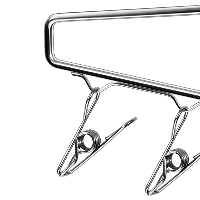 5 Pcs Z Shape Jeans Pants Hanger Durable Anti-Rust Stainless Steel Trousers Rack 
5 Pcs Z Shape Jeans Pants Hanger Durable Anti-Rust Stainless Steel Trousers Rack