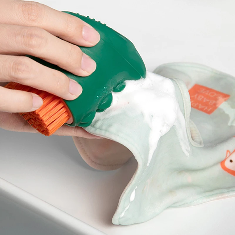 Laundry Brush Cartoon Little Dinosaur Silicone Soft Particles Three Sides Rubbing Clothes Toy Cleaning Brush
Laundry Brush Cartoon Little Dinosaur Silicone Soft Particles Three Sides Rubbing Clothes Toy Cleaning Brush