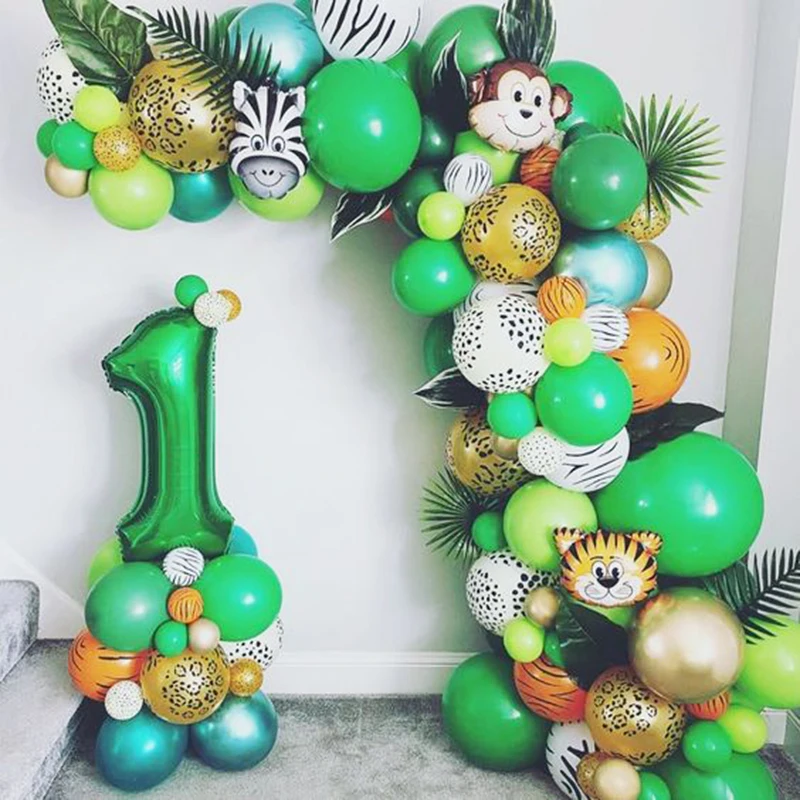 109pcs Jungle Animal Balloons Garland Safari Theme Party Supplies Kids boy birthday party Baby Shower decoration Green Balloon
109pcs Jungle Animal Balloons Garland Safari Theme Party Supplies Kids boy birthday party Baby Shower decoration Green Balloon
