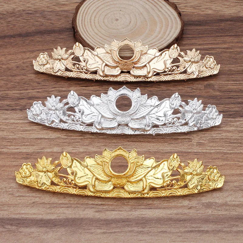 10pcs 29x118mm Metal Alloy Flowers Bride Headdress Accessories KC Gold /Silver Color Retro Connectors For Jewelry Making
10pcs 29x118mm Metal Alloy Flowers Bride Headdress Accessories KC Gold /Silver Color Retro Connectors For Jewelry Making