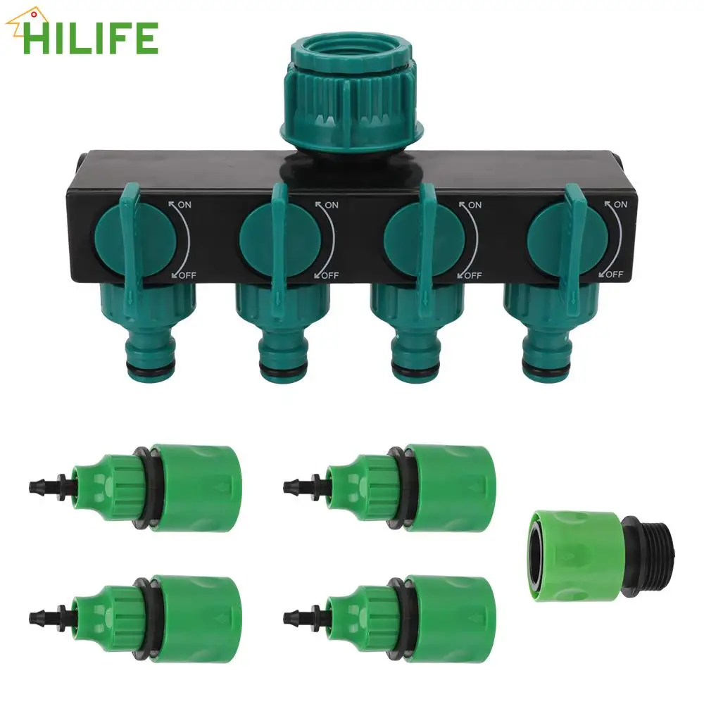 4-way Water Hose Connectors Irrigation Adapter For Outdoor Tap Faucet Hose Splitters Garden Water Connectors
4-way Water Hose Connectors Irrigation Adapter For Outdoor Tap Faucet Hose Splitters Garden Water Connectors