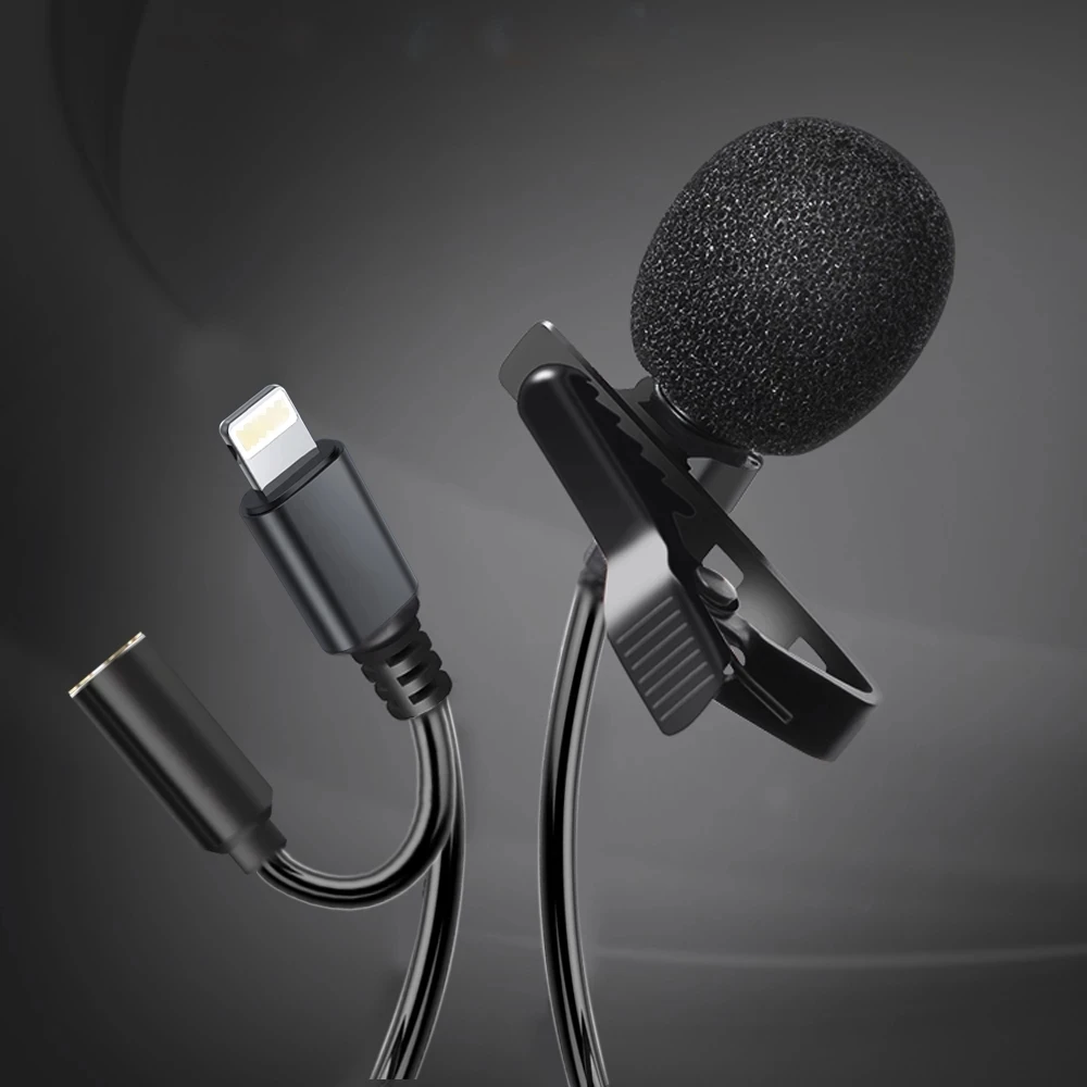 Mini Microphone for iPhone Portable Clip-on Lapel Microphone For iPhone iPad Xiaomi Android Smartphone DSLR Camera PC Laptops
Mini Microphone for iPhone Portable Clip-on Lapel Microphone For iPhone iPad Xiaomi Android Smartphone DSLR Camera PC Laptops