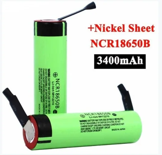 2021 New NCR18650B 3.7 v 3400mah 18650 Lithium Rechargeable Battery Welding Nickel Sheet batteries
2021 New NCR18650B 3.7 v 3400mah 18650 Lithium Rechargeable Battery Welding Nickel Sheet batteries