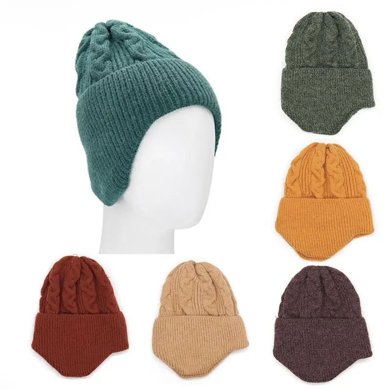 2021 Autumn and winter Acrylic Protect Ear Thicken Knitted Hat Winter Warm Hat Skullies Cap Beanie Hat for Men and Women 04
2021 Autumn and winter Acrylic Protect Ear Thicken Knitted Hat Winter Warm Hat Skullies Cap Beanie Hat for Men and Women 04