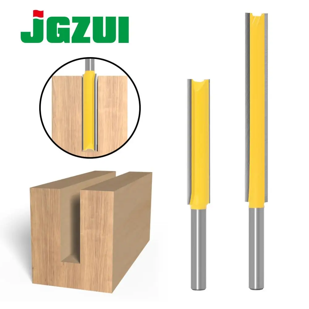 2 шт. 2/4 "Wx2" и 3/8*3H длинная прямая фреза канавки 1/4 "хвостовик