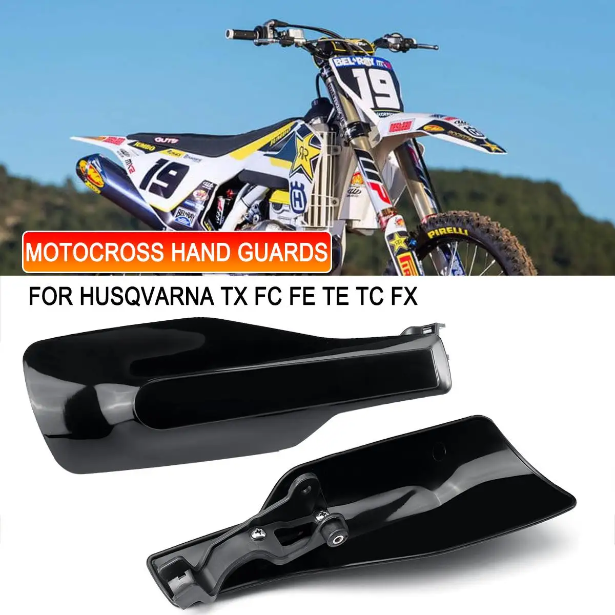Black / White Motorcycle Handguards Protector Hand Guards Headlamp For Husqvarna TX FC FE TE TC FX 125/250/300/350/450/501/501S
Black / White Motorcycle Handguards Protector Hand Guards Headlamp For Husqvarna TX FC FE TE TC FX 125/250/300/350/450/501/501S