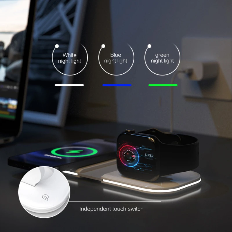 2020 Foldable Magnet Wireless Charger For iWatch For iphone 12 Series Portable Magnetic Fast Charging Recharge US UK EU AU Plug
2020 Foldable Magnet Wireless Charger For iWatch For iphone 12 Series Portable Magnetic Fast Charging Recharge US UK EU AU Plug