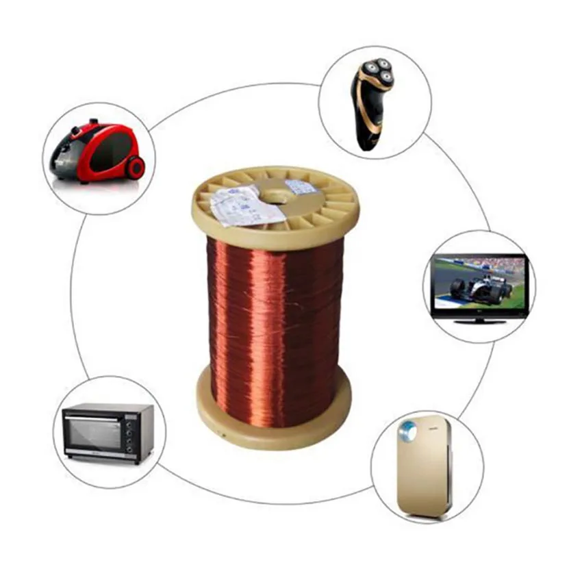 100g Polyurethane Enameled Copper Wire Varnished Diameter 0.1mm To 1.5mm QA-1/155 2UEW For Transformer Wire Jumper
100g Polyurethane Enameled Copper Wire Varnished Diameter 0.1mm To 1.5mm QA-1/155 2UEW For Transformer Wire Jumper