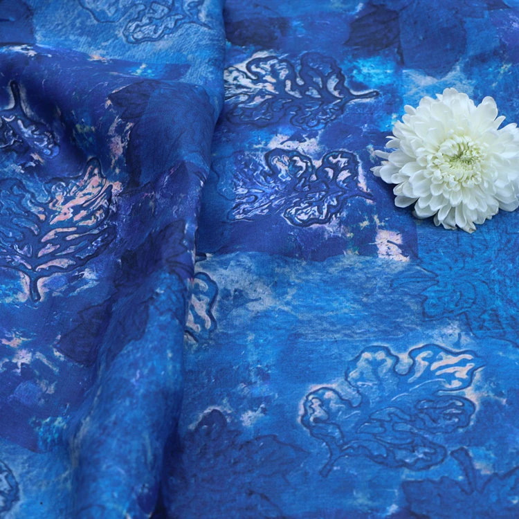 Natural pure ramie patchwork Leaf print tissus Summer thin dress robe Clothes fabric
Natural pure ramie patchwork Leaf print tissus Summer thin dress robe Clothes fabric