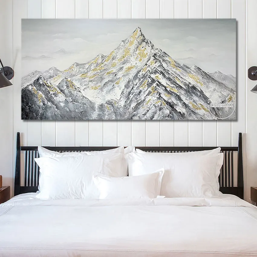 Картина маслом «таинственные заснеженные горы», блестящие на светильник лом холсте для квартиры, ручная картина без рамки, Золотая фольга, 2022 
Картина маслом «таинственные заснеженные горы», блестящие на светильник лом холсте для квартиры, ручная картина без рамки, Золотая фольга, 2022