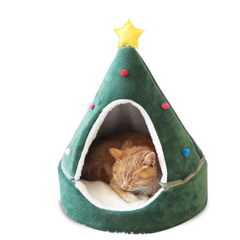 Christmas Cat Bed House New Year Soft Warm Nest Bed Dog Cat Christmas Tree Shape Pet Cat House Home NEW YEAR Warm Sleeping Bed
Christmas Cat Bed House New Year Soft Warm Nest Bed Dog Cat Christmas Tree Shape Pet Cat House Home NEW YEAR Warm Sleeping Bed
