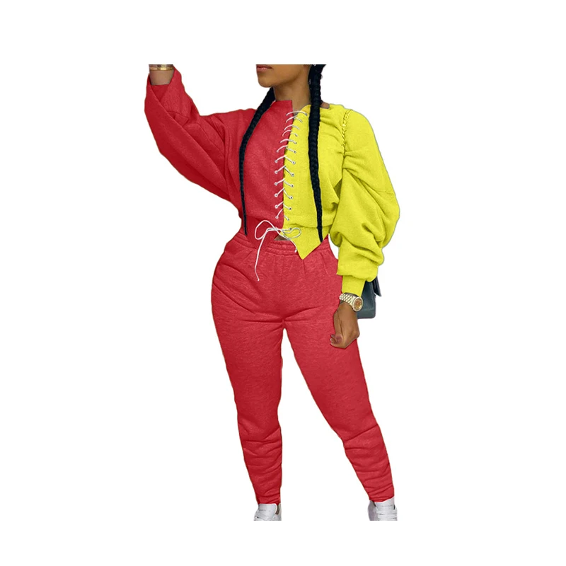 S-3XL Plus Size Women 2 Piece Set Women's fashion sexy stitching strappy sweater two-piece suit
S-3XL Plus Size Women 2 Piece Set Women's fashion sexy stitching strappy sweater two-piece suit