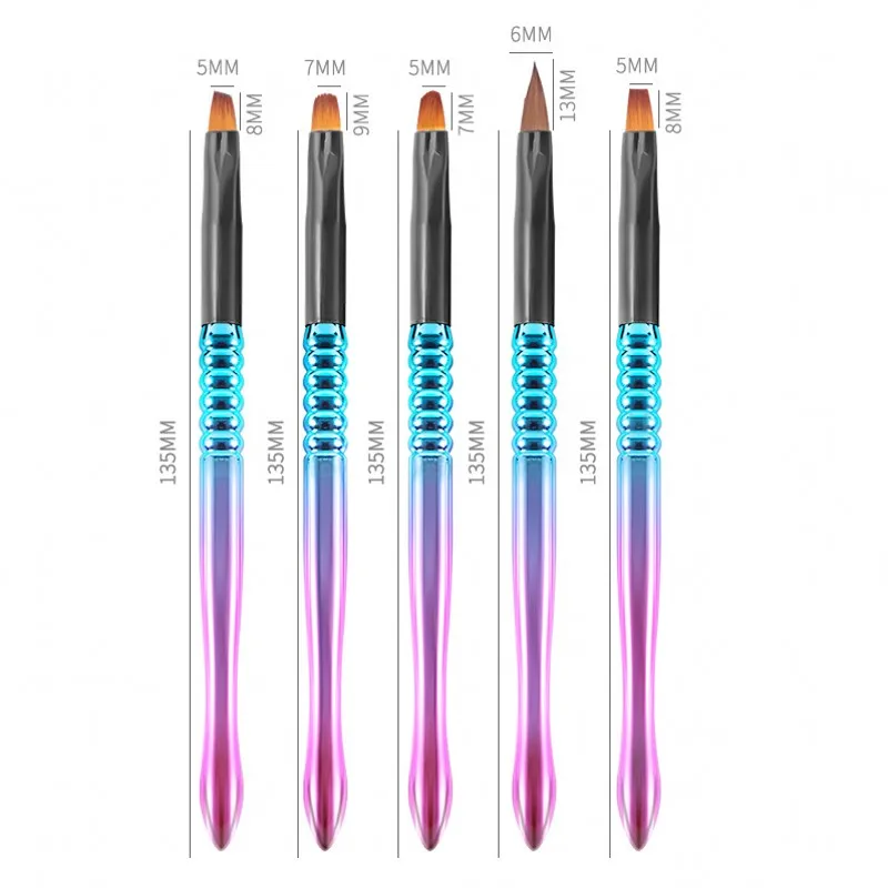 1 x Painting Nail Brush Set Gradient Nail Art Line Brush Crystal Acrylic Thin Liner Drawing Pen Tools for Extension UV Gel NR51
1 x Painting Nail Brush Set Gradient Nail Art Line Brush Crystal Acrylic Thin Liner Drawing Pen Tools for Extension UV Gel NR51