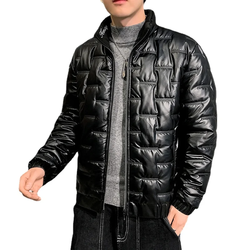 2021winter New Glossy Large Size Warm down Cotton Jacket Korean Style Stand-up Collar Thick Men's Cotton-Padded Coat
2021winter New Glossy Large Size Warm down Cotton Jacket Korean Style Stand-up Collar Thick Men's Cotton-Padded Coat