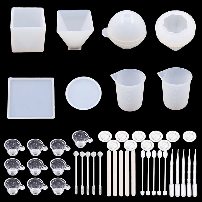 1 Set Pyramid Cube Sphere Diamond Cone Measuring Cup Crystal Epoxy Resin Mold wholesales 
1 Set Pyramid Cube Sphere Diamond Cone Measuring Cup Crystal Epoxy Resin Mold wholesales