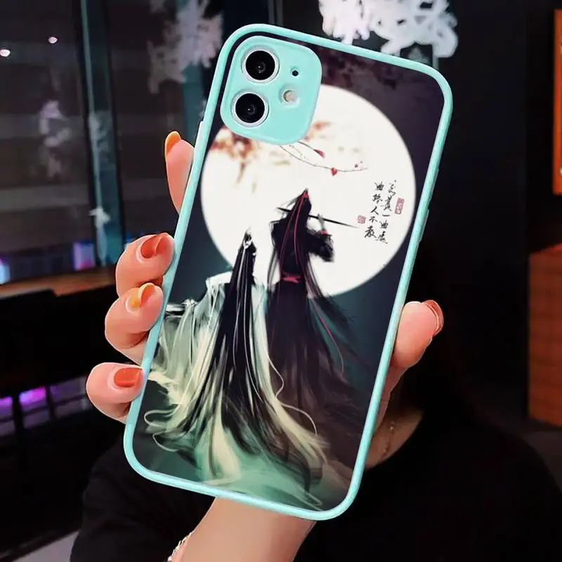 mo dao zu shi Phone Case Matte transparent For blue iPhone 12 Mini 11 Pro XR XS Max 7 8 Plus X Back Cover
mo dao zu shi Phone Case Matte transparent For blue iPhone 12 Mini 11 Pro XR XS Max 7 8 Plus X Back Cover