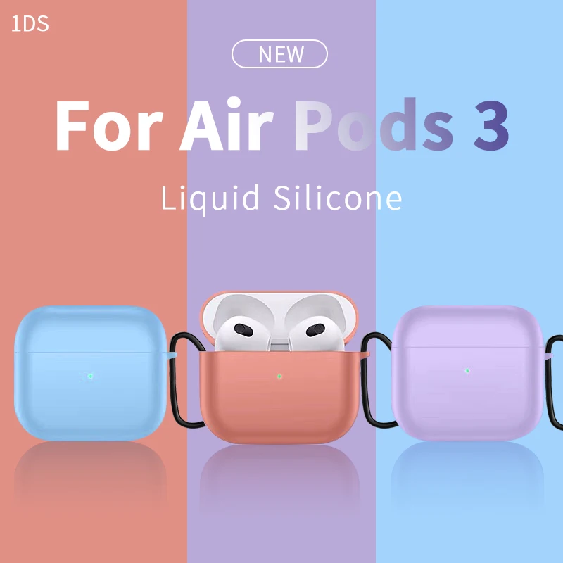 Оригинальный чехол 1DS 2021 Net из жидкого силикона для наушников Apple Airpods 3, мягкий тонкий чехол для airpods 3, защитный чехол funass
Оригинальный чехол 1DS 2021 Net из жидкого силикона для наушников Apple Airpods 3, мягкий тонкий чехол для airpods 3, защитный чехол funass