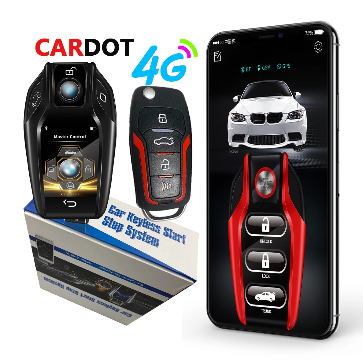 Cardot Liquid Crystal Key Entry Start Stop Ignition System APP Control Starter Car Alarm
Cardot Liquid Crystal Key Entry Start Stop Ignition System APP Control Starter Car Alarm