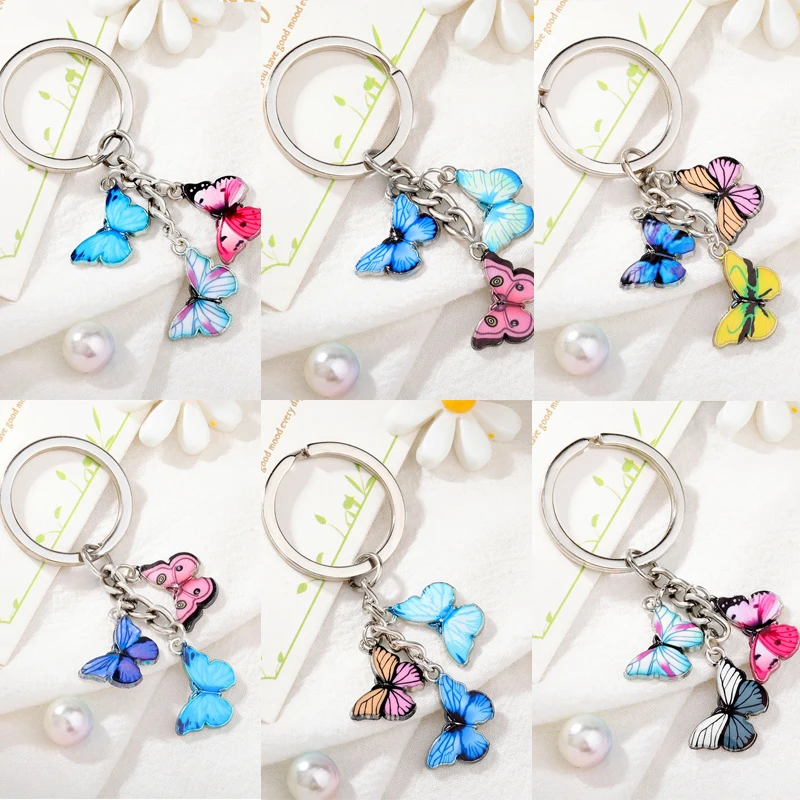 New Enamel Butterfly Keychain Car Key Women Bag Accessories Jewelry Colorful Gifts
New Enamel Butterfly Keychain Car Key Women Bag Accessories Jewelry Colorful Gifts