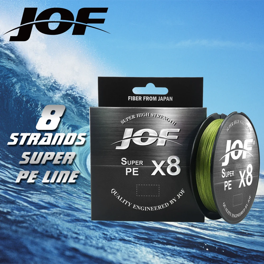 JOF X8 Braided Fishing Line 500M 8 Strands Wide Angle Tech Multifilament Braid PE Line Saltwater 15 20 30 40 50 60 80 100LB
JOF X8 Braided Fishing Line 500M 8 Strands Wide Angle Tech Multifilament Braid PE Line Saltwater 15 20 30 40 50 60 80 100LB