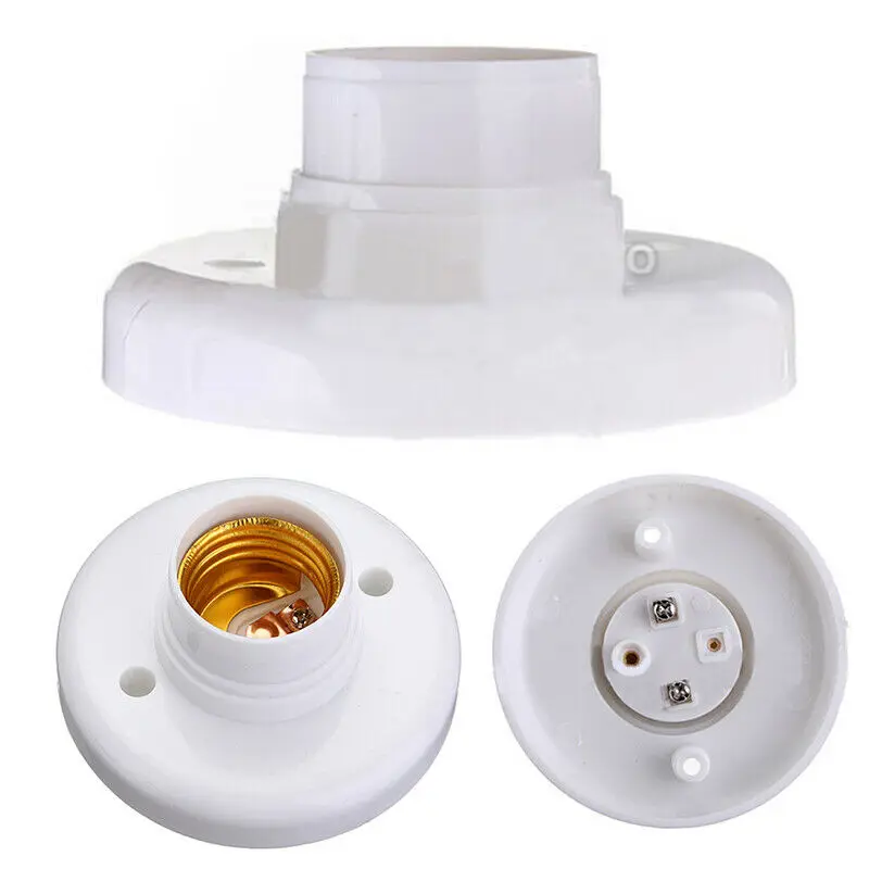 E27 lamp holder, 77mm x 40mm Round Lamp Bulb Socket Light Bases Holder, flame Retardant Fireproof Material
E27 lamp holder, 77mm x 40mm Round Lamp Bulb Socket Light Bases Holder, flame Retardant Fireproof Material