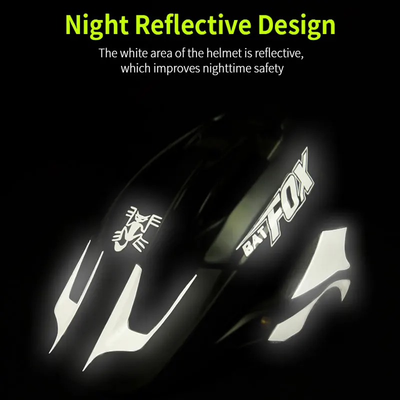 BATFOX Bicycle Helmet Ultralight Cycling Helmets casco bicicleta hombre mtb Bike Helmet reflective Cycling capacete ciclismo
BATFOX Bicycle Helmet Ultralight Cycling Helmets casco bicicleta hombre mtb Bike Helmet reflective Cycling capacete ciclismo