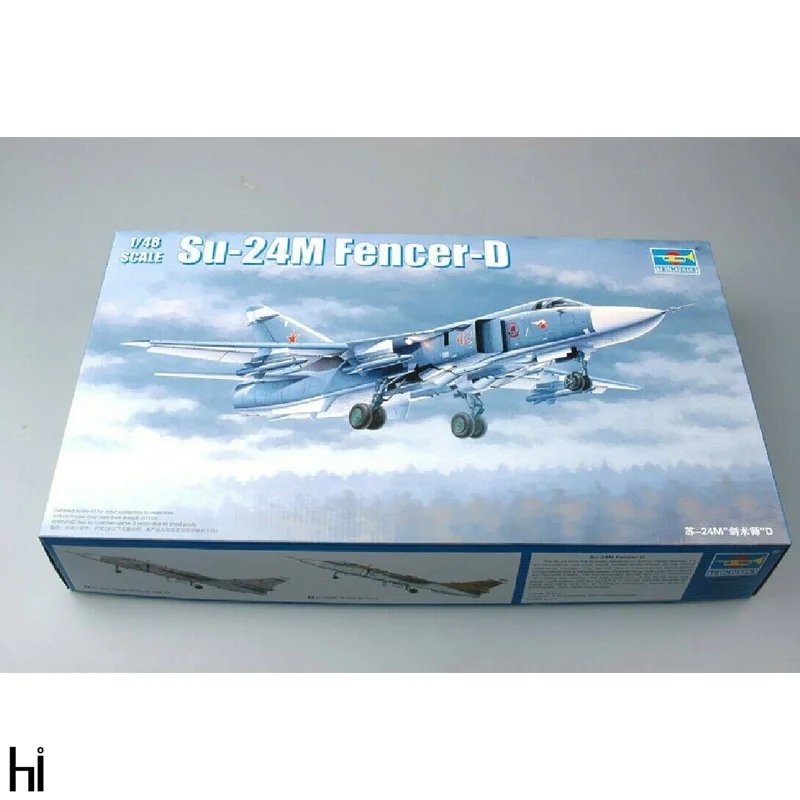 Trumpeter 1/48 02835 Soviet Su-24M Fencer-D Tactical Bomber Plane Plastic Model Building Kit Toy
Trumpeter 1/48 02835 Soviet Su-24M Fencer-D Tactical Bomber Plane Plastic Model Building Kit Toy