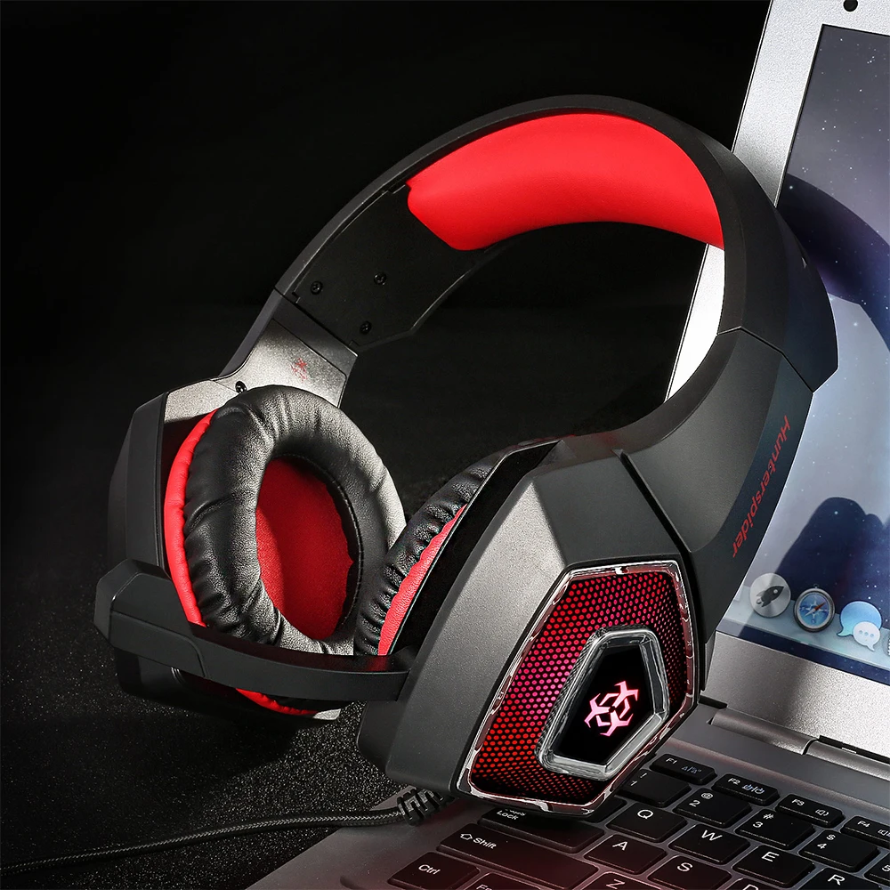 Wired 3.5MM V1 Stereo Gaming Headset Surround Deep Bass Over-Ear Game Headphone With Micphone LED Light for PS4 PC Laptop gamer
Wired 3.5MM V1 Stereo Gaming Headset Surround Deep Bass Over-Ear Game Headphone With Micphone LED Light for PS4 PC Laptop gamer