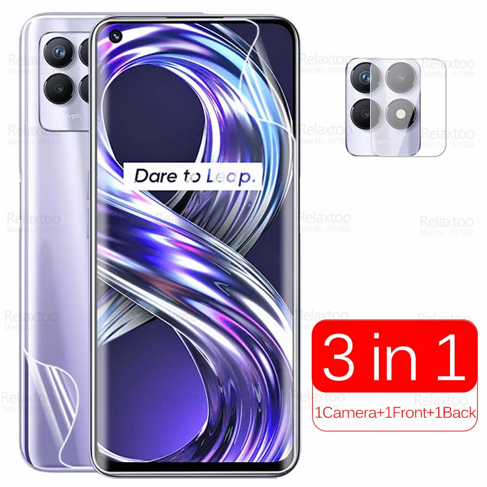 3to1 для Oppo Realme 8i камера задняя Передняя Гидрогелевая пленка Realme8i Realmi 8 i i8 RMX3151 6,6 "Защита экрана не закаленное стекло
3to1 для Oppo Realme 8i камера задняя Передняя Гидрогелевая пленка Realme8i Realmi 8 i i8 RMX3151 6,6 "Защита экрана не закаленное стекло