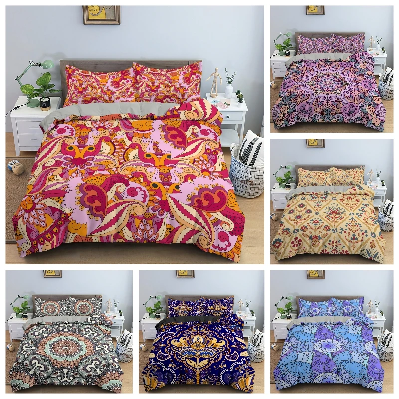 Bohemia Bedding Sets Ethnic Style Duvet Cover with Pillowcase Quilt Cover Twin/King/Queen Size Bedclothes for Kids Home
Bohemia Bedding Sets Ethnic Style Duvet Cover with Pillowcase Quilt Cover Twin/King/Queen Size Bedclothes for Kids Home