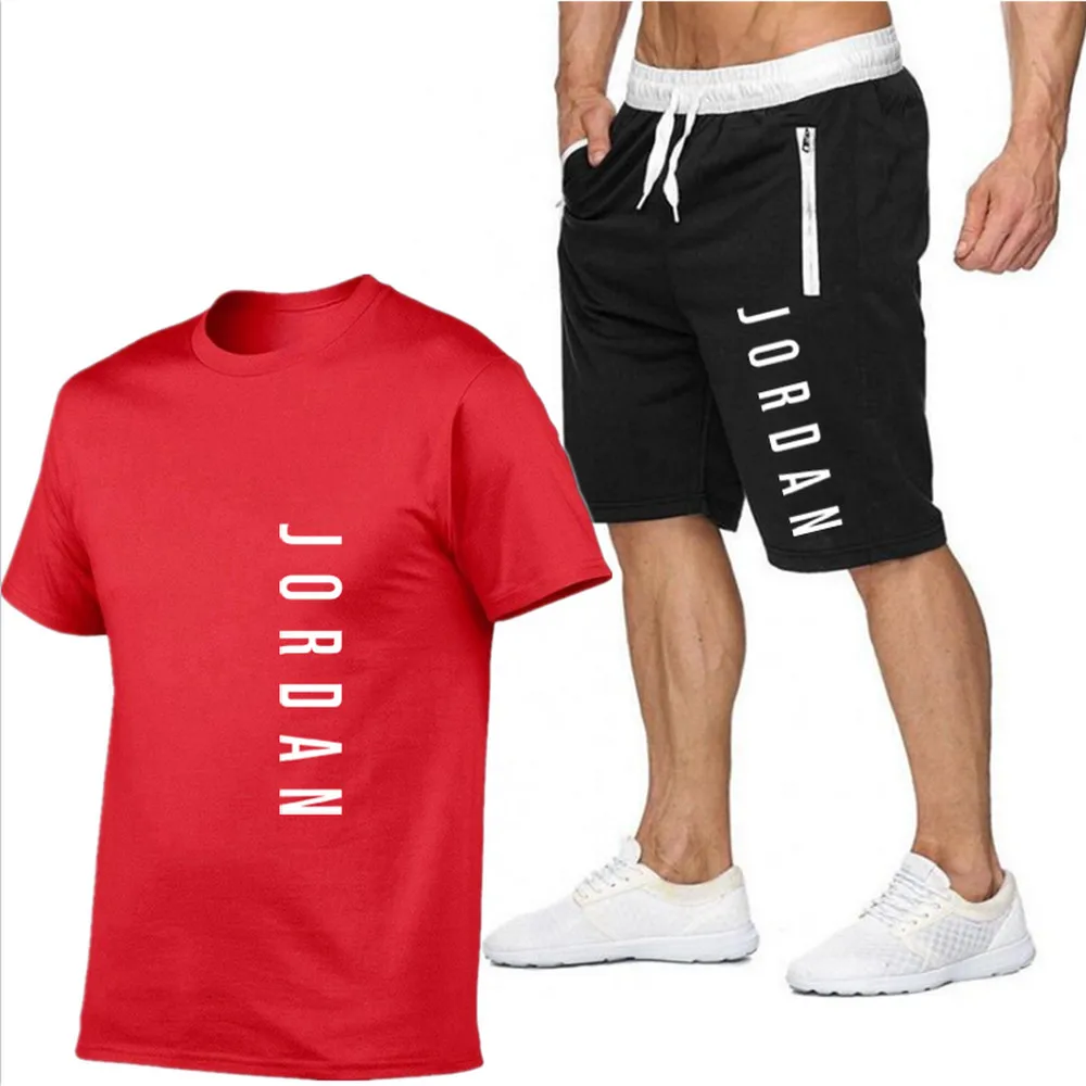 2021 new Male Summer Casual Tracksuit Clothing Men Set Fitness Suit Sporting Suits Short Sleeve T Shirt + Shorts 2 Piece Set
2021 new Male Summer Casual Tracksuit Clothing Men Set Fitness Suit Sporting Suits Short Sleeve T Shirt + Shorts 2 Piece Set