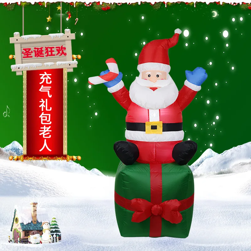 Explosive Inflatable Santa Claus Lighting Inflatable Christmas Decoration Garden Props Christmas Decor
Explosive Inflatable Santa Claus Lighting Inflatable Christmas Decoration Garden Props Christmas Decor
