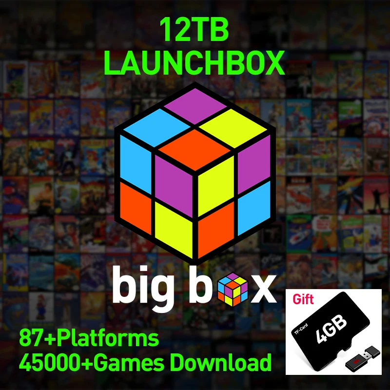 12T Launchbox System HDD Download Link With 45000+Games For PS4/PS3/PS2/PSP/Wii/Sega Saturn/N64 With 10000+ 3D Games Bigbox Free
12T Launchbox System HDD Download Link With 45000+Games For PS4/PS3/PS2/PSP/Wii/Sega Saturn/N64 With 10000+ 3D Games Bigbox Free