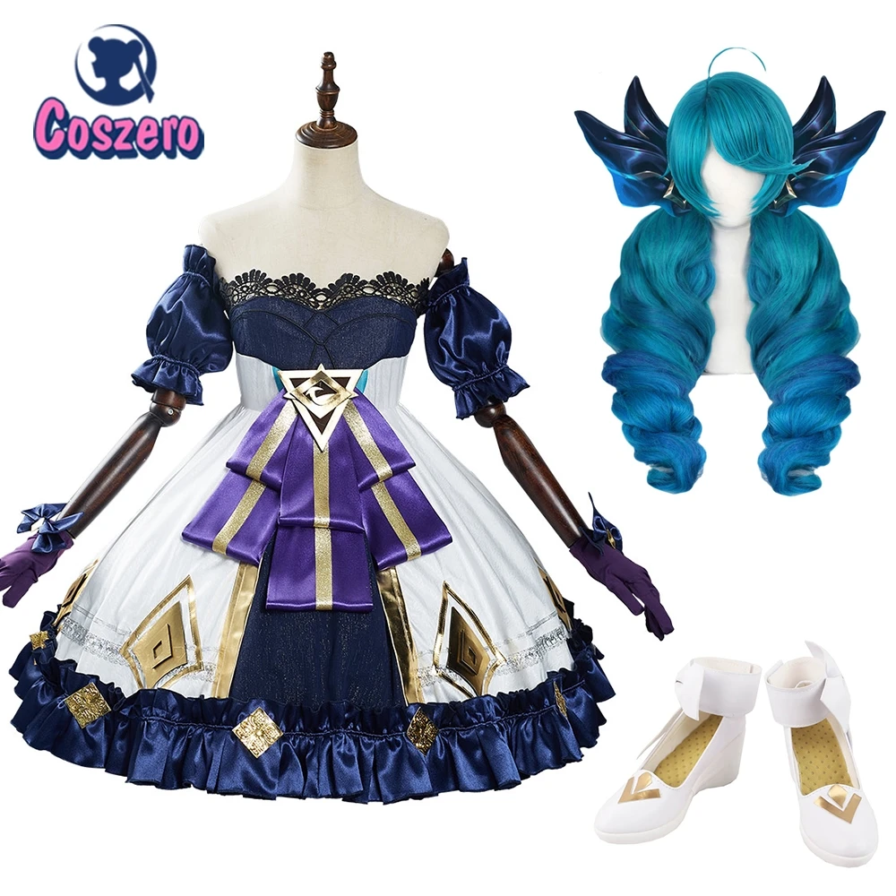Game LOL Gwen Cosplay Costume Hallowed Seamstress Battle Lolita Dress Daily Uniform Women Christmas Carnival Suit Full set
Game LOL Gwen Cosplay Costume Hallowed Seamstress Battle Lolita Dress Daily Uniform Women Christmas Carnival Suit Full set